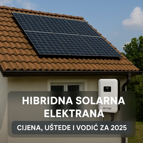 Hibridne solarne elektrane i sustavi s baterijama