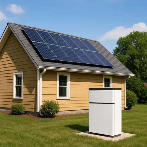 Solarna elektrana s baterijskim spremnikom