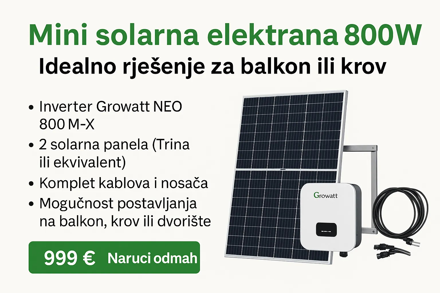 Balkonska solarna elektrana
