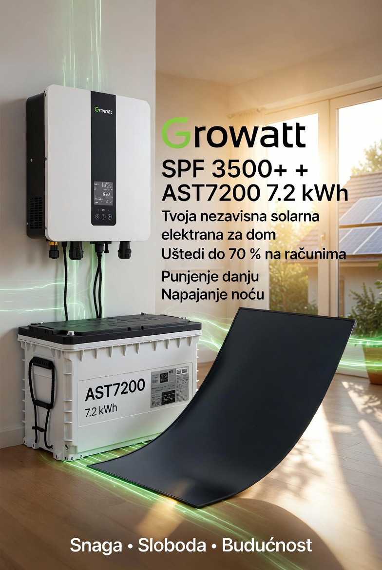 Growatt 3,5 kw solarna elektrana